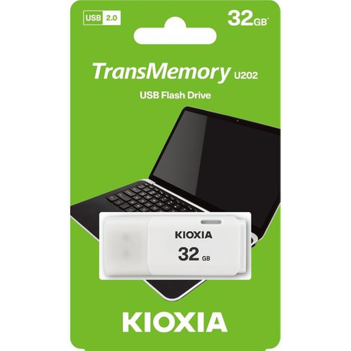 Kioxia 32 GB U202 Beyaz Usb 2.0 Flash Bellek
